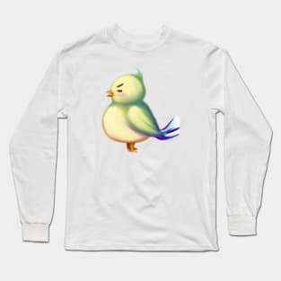 Cute Bird Drawing Long Sleeve T-Shirt